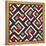 Geometric Box Pattern-AKSANA SHUM-Framed Stretched Canvas