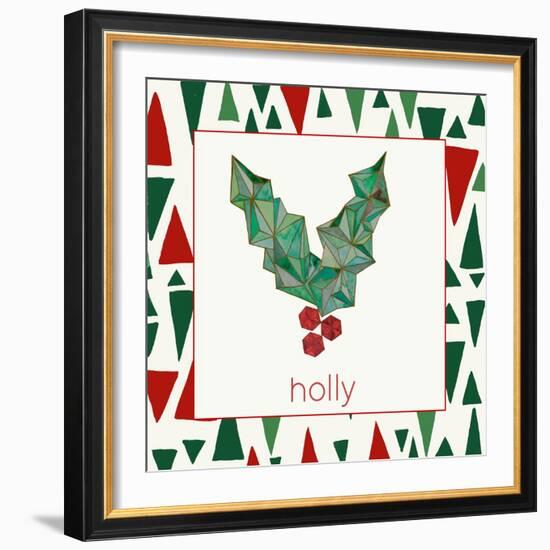 Geometric Christmas I-Nola James-Framed Art Print
