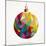 Geometric Christmas Ornament-cienpies-Mounted Art Print