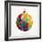 Geometric Christmas Ornament-cienpies-Framed Premium Giclee Print