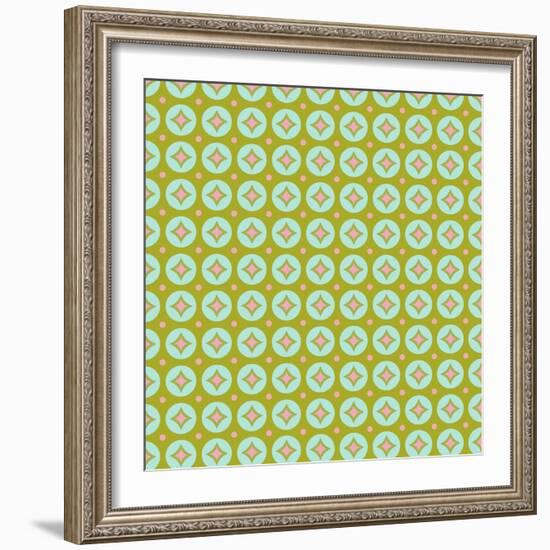 Geometric Circles-Joanne Paynter Design-Framed Giclee Print