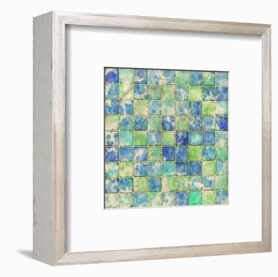 Geometric Color Shape I-null-Framed Art Print