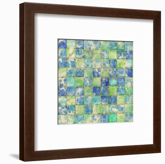 Geometric Color Shape I-null-Framed Art Print