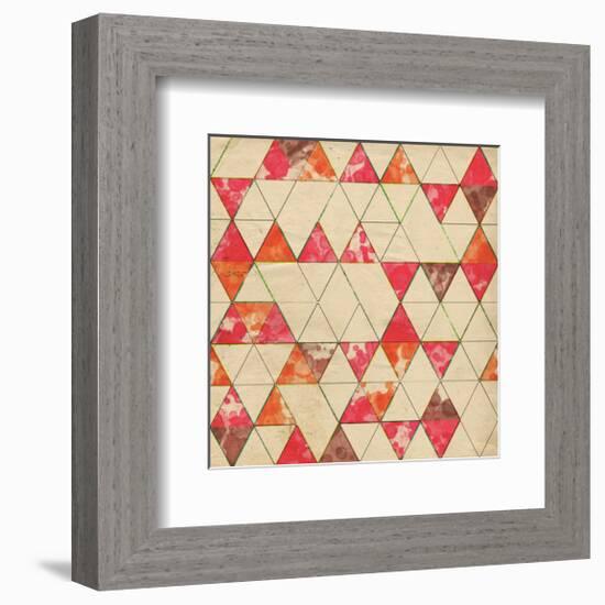 Geometric Color Shape VI-null-Framed Art Print