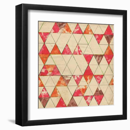 Geometric Color Shape VI-null-Framed Art Print