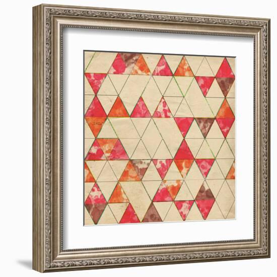 Geometric Color Shape VI-null-Framed Art Print