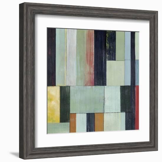 Geometric Conglomeration I-Grace Popp-Framed Art Print