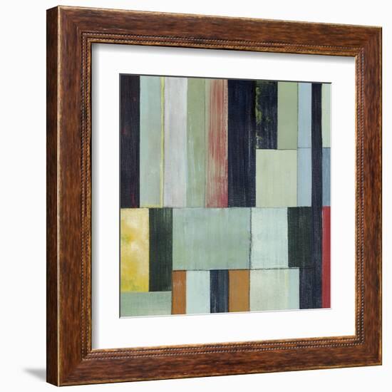 Geometric Conglomeration I-Grace Popp-Framed Art Print