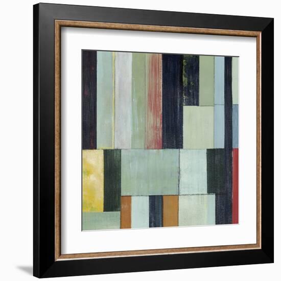 Geometric Conglomeration I-Grace Popp-Framed Art Print