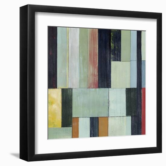 Geometric Conglomeration I-Grace Popp-Framed Art Print