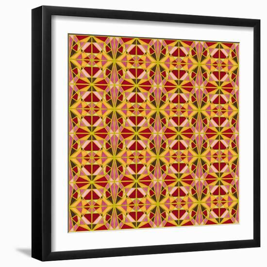 Geometric Cubism-Deanna Tolliver-Framed Giclee Print