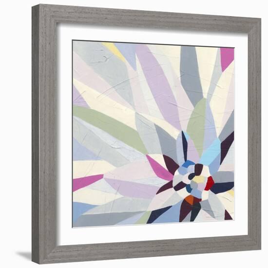 Geometric Dahlia II-Erica J. Vess-Framed Art Print