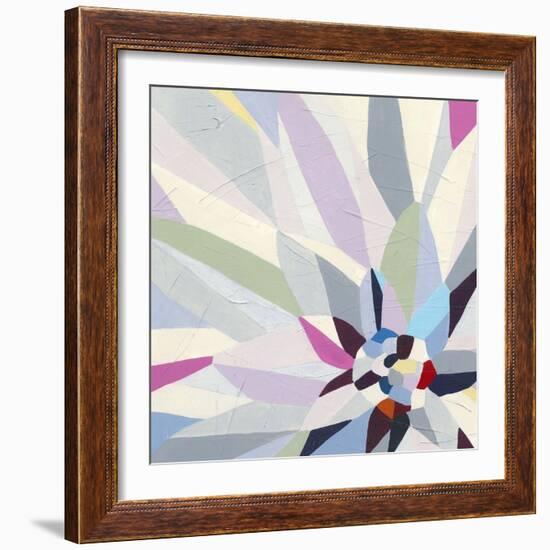 Geometric Dahlia II-Erica J. Vess-Framed Art Print