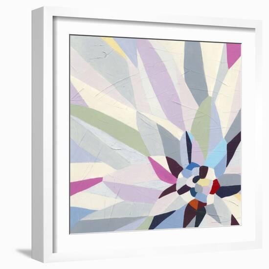 Geometric Dahlia II-Erica J. Vess-Framed Art Print