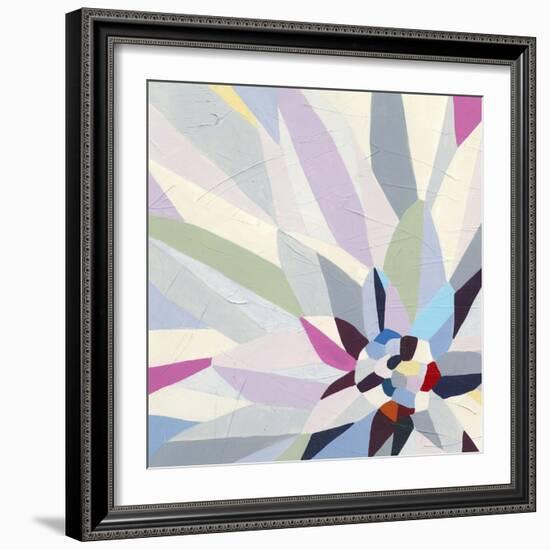 Geometric Dahlia II-Erica J. Vess-Framed Art Print