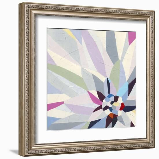 Geometric Dahlia II-Erica J. Vess-Framed Art Print