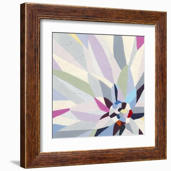 Geometric Dahlia II-Erica J. Vess-Framed Art Print