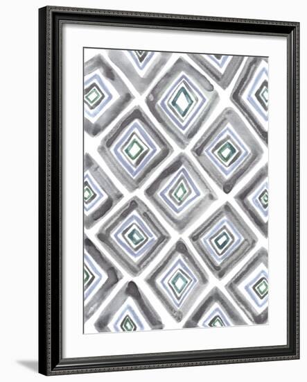 Geometric Daze-Lottie Fontaine-Framed Giclee Print