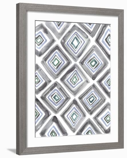 Geometric Daze-Lottie Fontaine-Framed Giclee Print