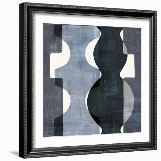 Geometric Deco II BW-Wild Apple Portfolio-Framed Art Print