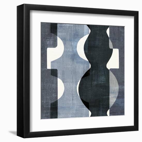 Geometric Deco II BW-Wild Apple Portfolio-Framed Art Print