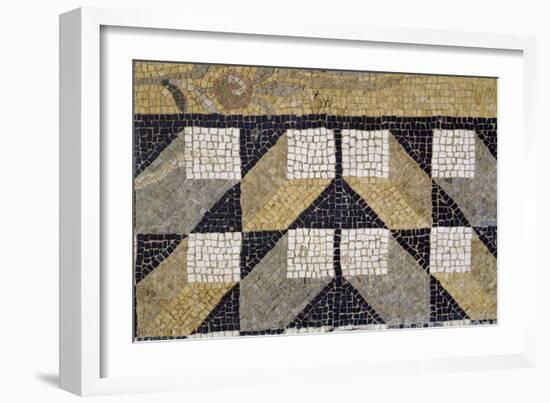 Geometric Decoration around Edge-null-Framed Giclee Print