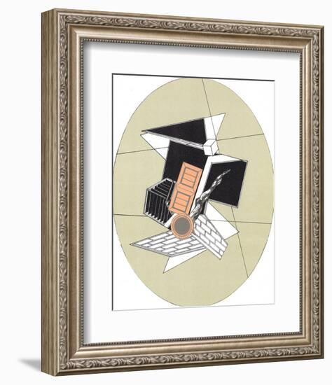 Geometric detail-Alain Le Yaouanc-Framed Premium Edition