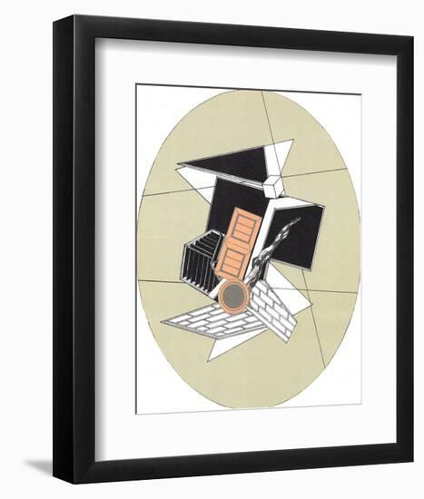 Geometric detail-Alain Le Yaouanc-Framed Premium Edition