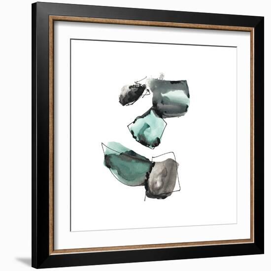 Geometric Expressions 2-Lora Gold-Framed Art Print