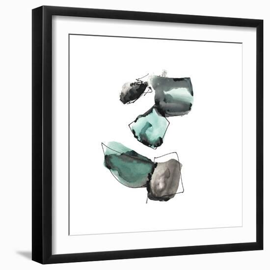 Geometric Expressions 2-Lora Gold-Framed Art Print