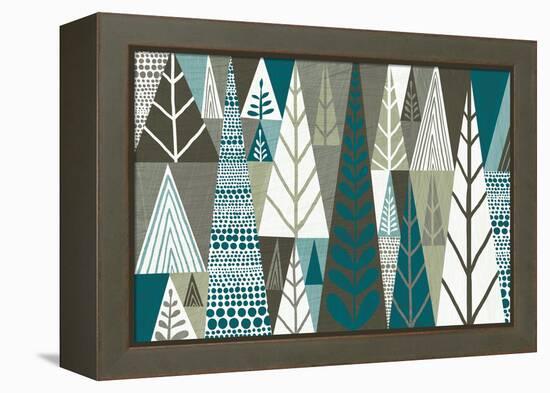 Geometric Forest-Michael Mullan-Framed Stretched Canvas