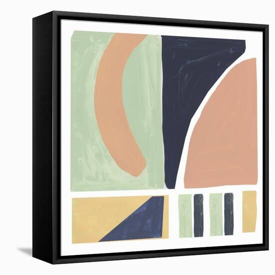 Geometric Games II-Tom Reeves-Framed Stretched Canvas