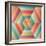 Geometric Hexagon Op Illusion-AnaMarques-Framed Art Print