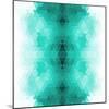 Geometric Hipster Retro Background.-My Portfolio-Mounted Art Print