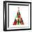 Geometric Holiday Trees I-Michael Mullan-Framed Art Print