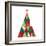Geometric Holiday Trees I-Michael Mullan-Framed Art Print