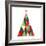 Geometric Holiday Trees I-Michael Mullan-Framed Art Print