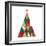 Geometric Holiday Trees I-Michael Mullan-Framed Art Print