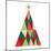 Geometric Holiday Trees I-Michael Mullan-Mounted Art Print