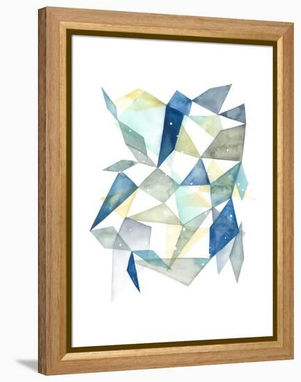 Geometric Jewel Abstract I-Grace Popp-Framed Stretched Canvas