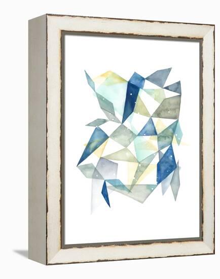 Geometric Jewel Abstract I-Grace Popp-Framed Stretched Canvas