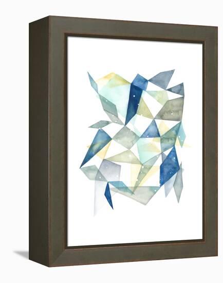 Geometric Jewel Abstract I-Grace Popp-Framed Stretched Canvas