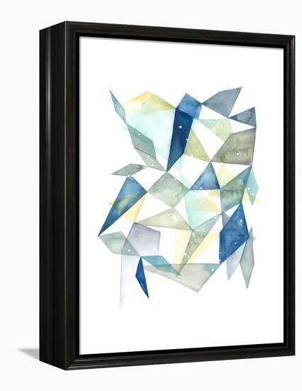 Geometric Jewel Abstract I-Grace Popp-Framed Stretched Canvas