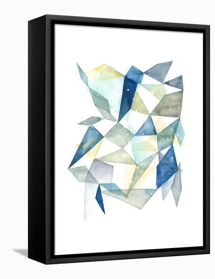 Geometric Jewel Abstract I-Grace Popp-Framed Stretched Canvas