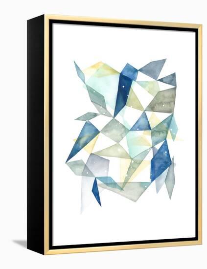 Geometric Jewel Abstract I-Grace Popp-Framed Stretched Canvas