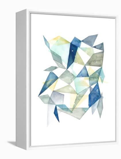 Geometric Jewel Abstract I-Grace Popp-Framed Stretched Canvas