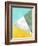 Geometric Mint Yellow-LILA X LOLA-Framed Art Print