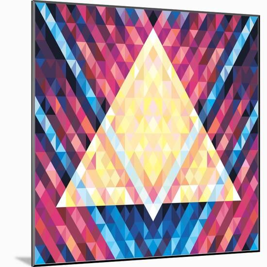 Geometric Pattern 02-serkorkin-Mounted Art Print