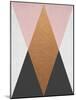 Geometric Pink Bronze-LILA X LOLA-Mounted Art Print