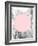 Geometric Pink Grey-LILA X LOLA-Framed Art Print